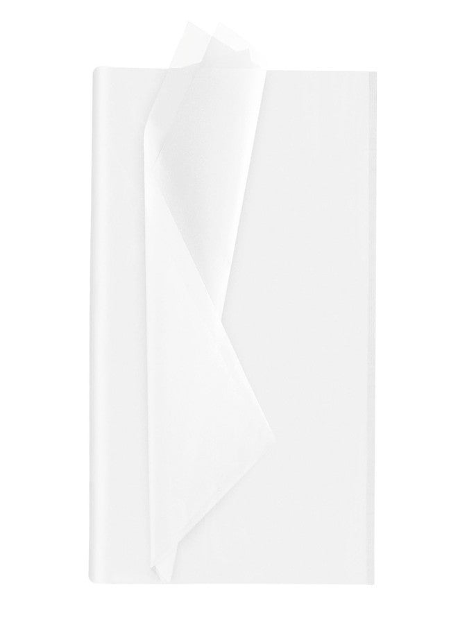 KASBEE White Tissue Paper, 14x20 Inches, 100 Sheets Gift Wrapping Paper for Gift Bags Crafts Projects Wedding Birthday Anniversary Showers Arts Party Festival Decoration - Image 1